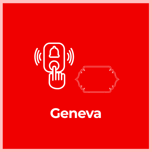 Doorbell Plaque - Geneva
